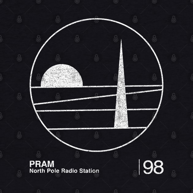 North Pole Radio Station / Minimalist Fan Artwork Graphic Design by saudade